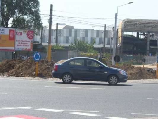 Un nou sens giratoriu în Constanţa, aproape gata